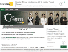 Tablet Screenshot of granhotel.mizonatv.com